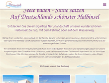Tablet Screenshot of darssurlaub.net